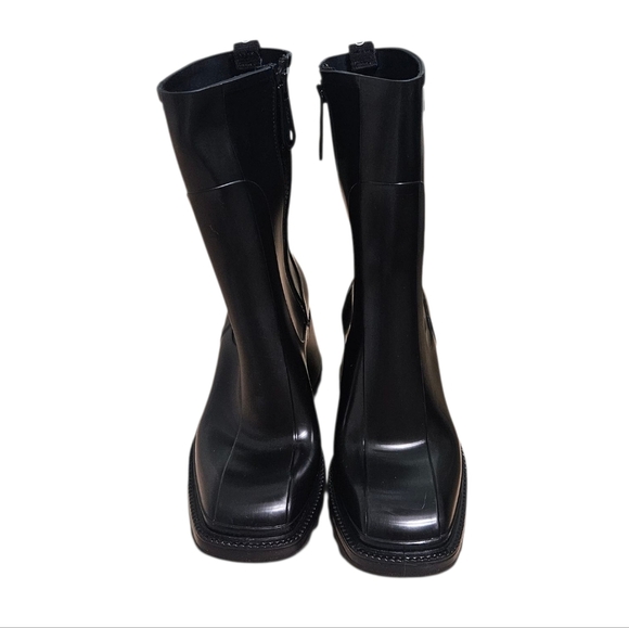 Chloé Betty Black Rubber Rain Boots – Size 41 - Picture 4 of 13